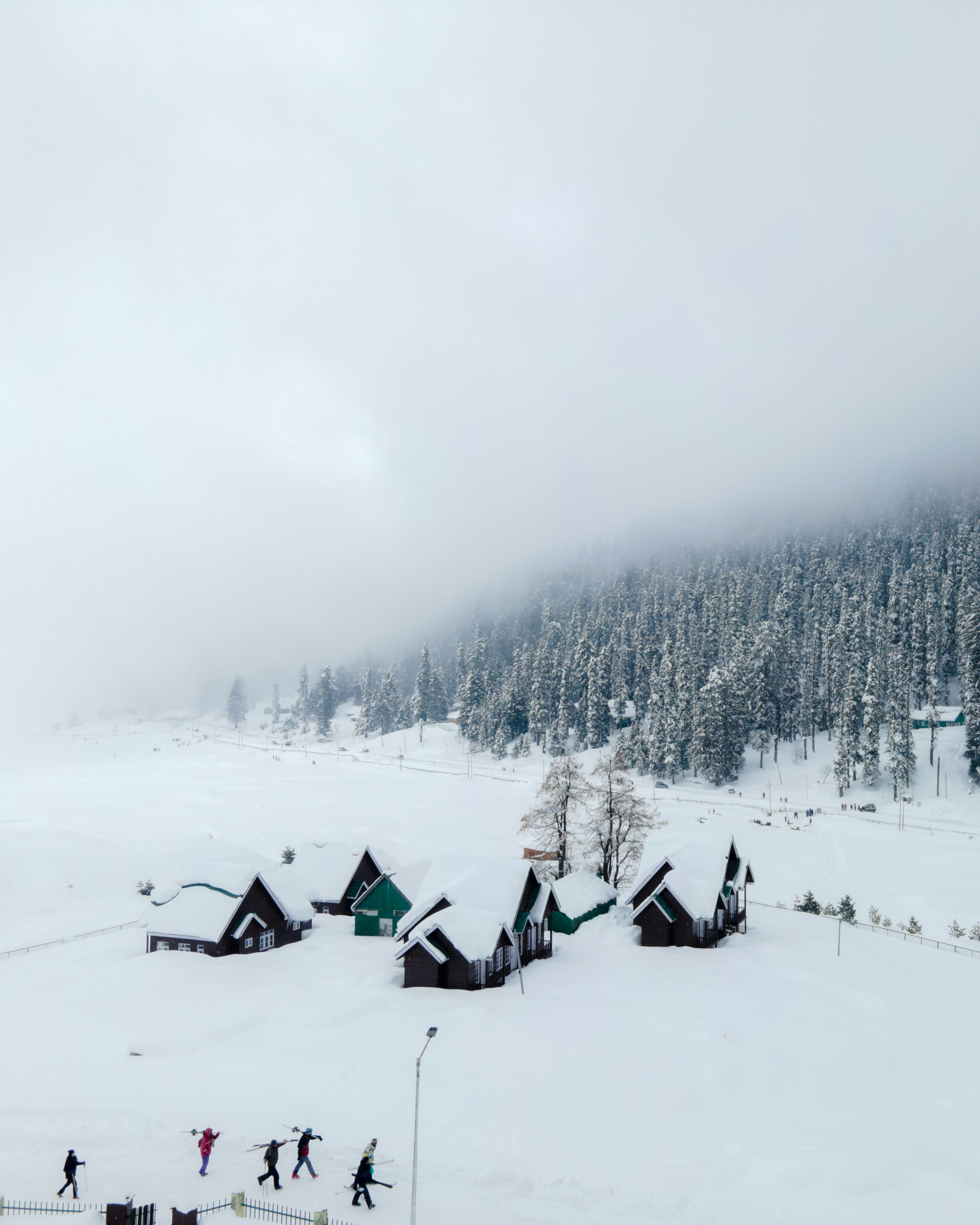 Gulmarg offers stunning landscapes. 