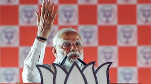 PM Modi Attacks RJD Over Lalu Yadav's Missing Photo On Posters, Tejashwi Yadav Hits Back