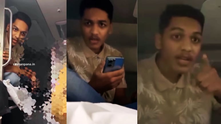 Secretly Shoot Women Video : लातूर-हडपसर ट्रेनमधील महिलांचे लपून-छपून काढले Video; रंगेहाथ पकडलं अन्...