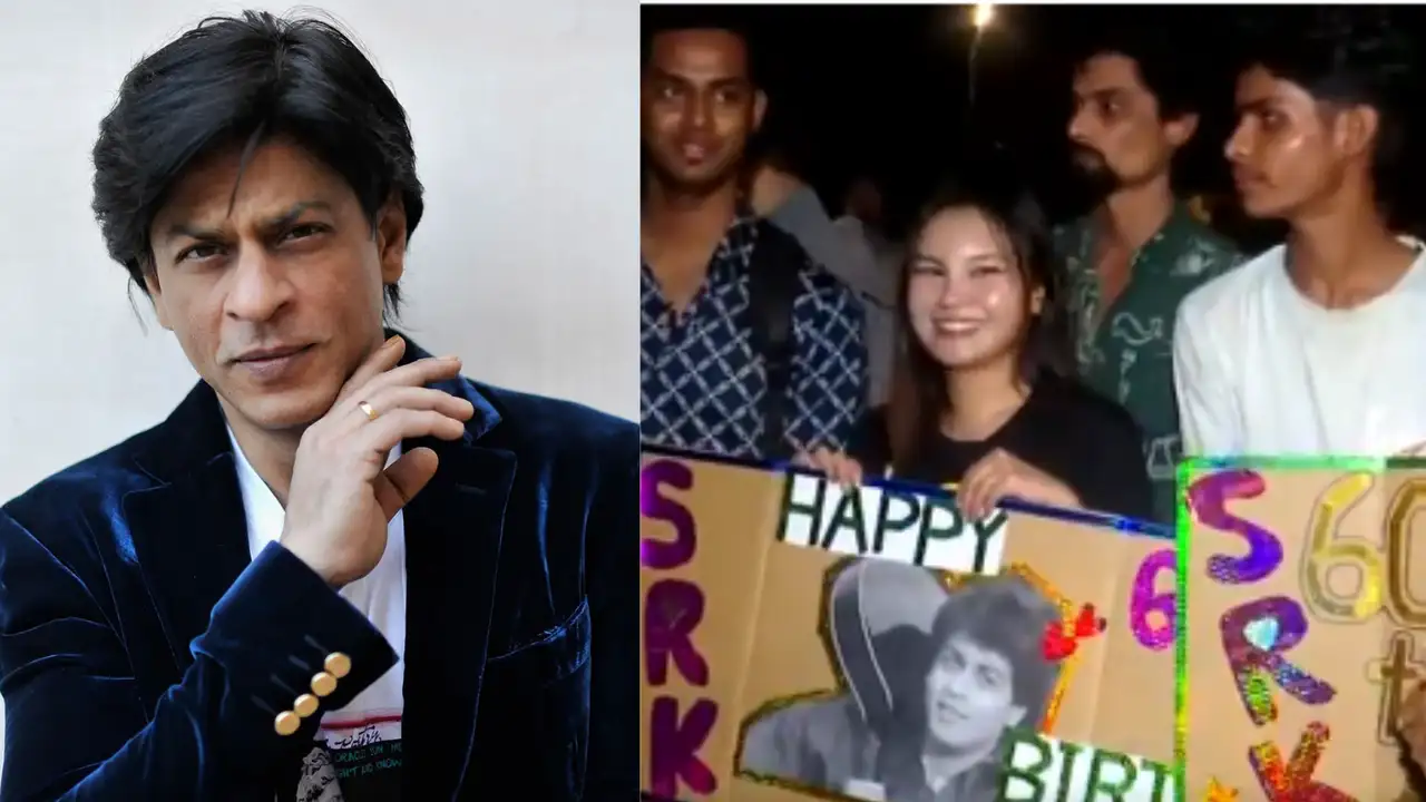 Fans Gather Outside Shah Rukh Khan's Mannat To Celebrate His 60th Birthday. Watch