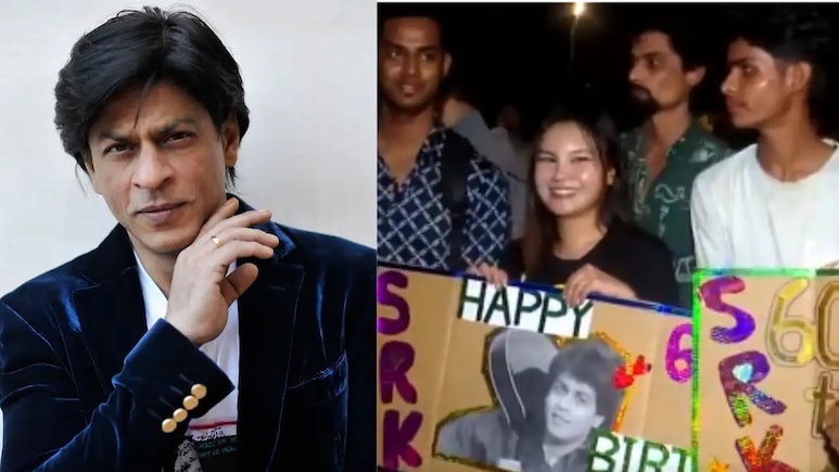 Fans Gather Outside Shah Rukh Khan's Mannat To Celebrate His 60th Birthday. Watch