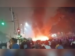 Video: Fire Rages, Chaos After Blast In Car Near Delhi's Red Fort