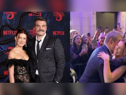 Amid Reports Of "Harassment", Millie Bobby Brown Hugs <i>Stranger Things</i> Co-Star David Harbour On Red Carpet