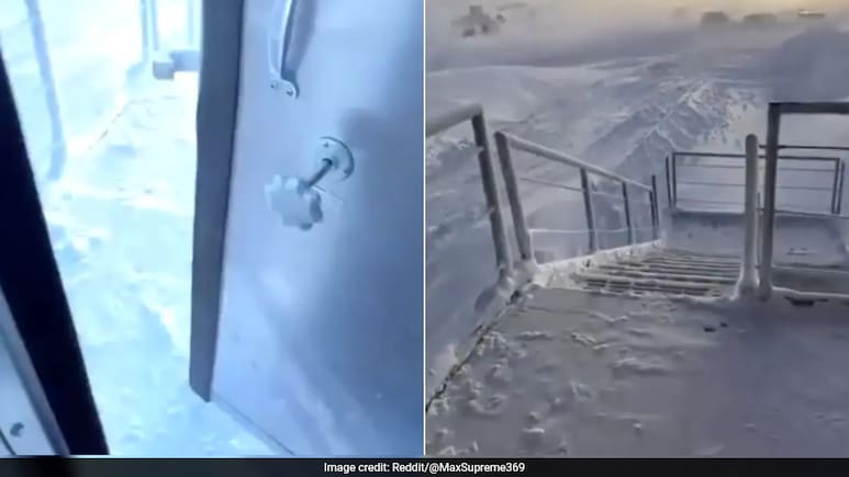 जब दरवाजा खुला तो सामने था बर्फ का समंदर, -62 डिग्री में ऐसा दिखा अंटार्कटिका!