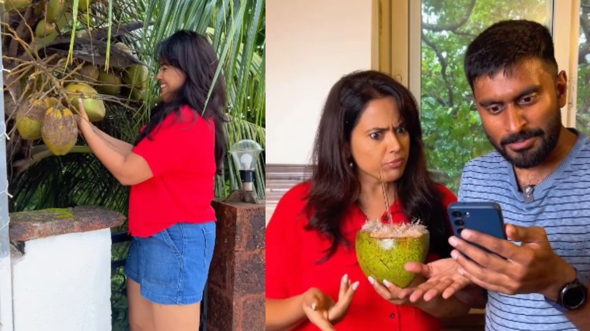 Watch: Sameera Reddy Calls Coconut Water 'Nature's OG Sports Drink' In Humorous Post