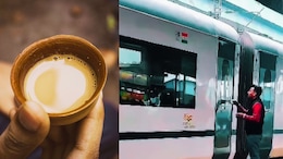 Vande Bharat चा चहा नाकारून प्लॅटफॉर्मवर उतरला; परतताना ट्रेनच्या दाराजवळ असं काही घडलं की, प्रवासी हैराण!