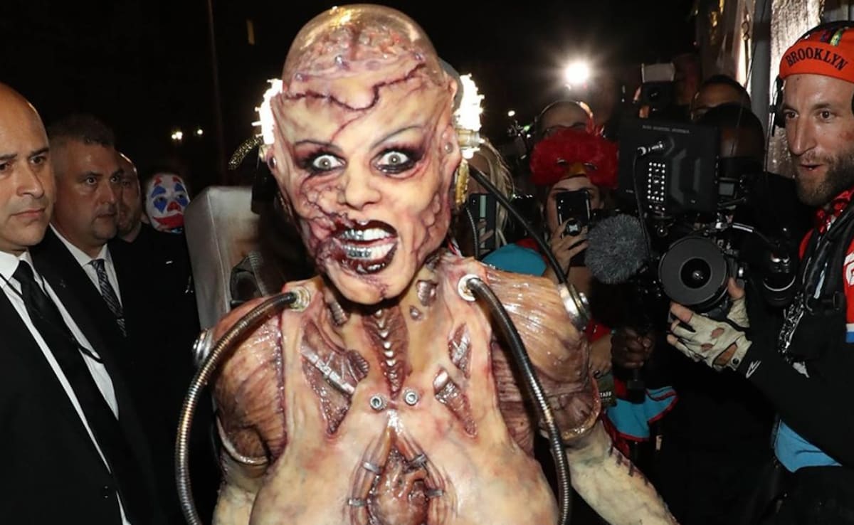 Heidi Klum as an alien. Photo: Heidi Klum/ Instagram Heidi Klum as an alien. Photo: Heidi Klum/ Instagram