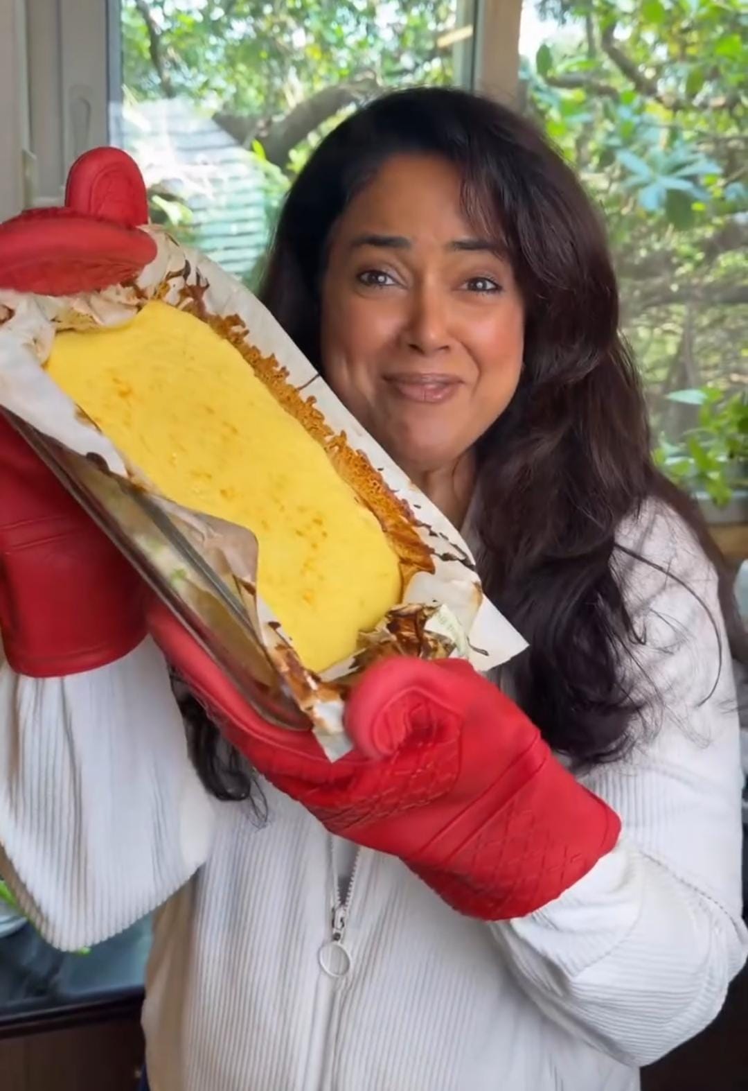 Sameera Reddy's Yoghurt Paneer Cheesecake Recipe Is A High-Protein Treat
