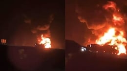 Video Shows Massive Fire After Bus-Tanker Collision Kills 42 Indians In Saudi
