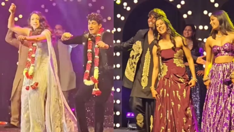 Jemimah Rodrigues, Shreyanka Patil And Other World Cup Winners Dance To <i>Uyi Amma</i> At BFF Smriti Mandhana's Sangeet Night