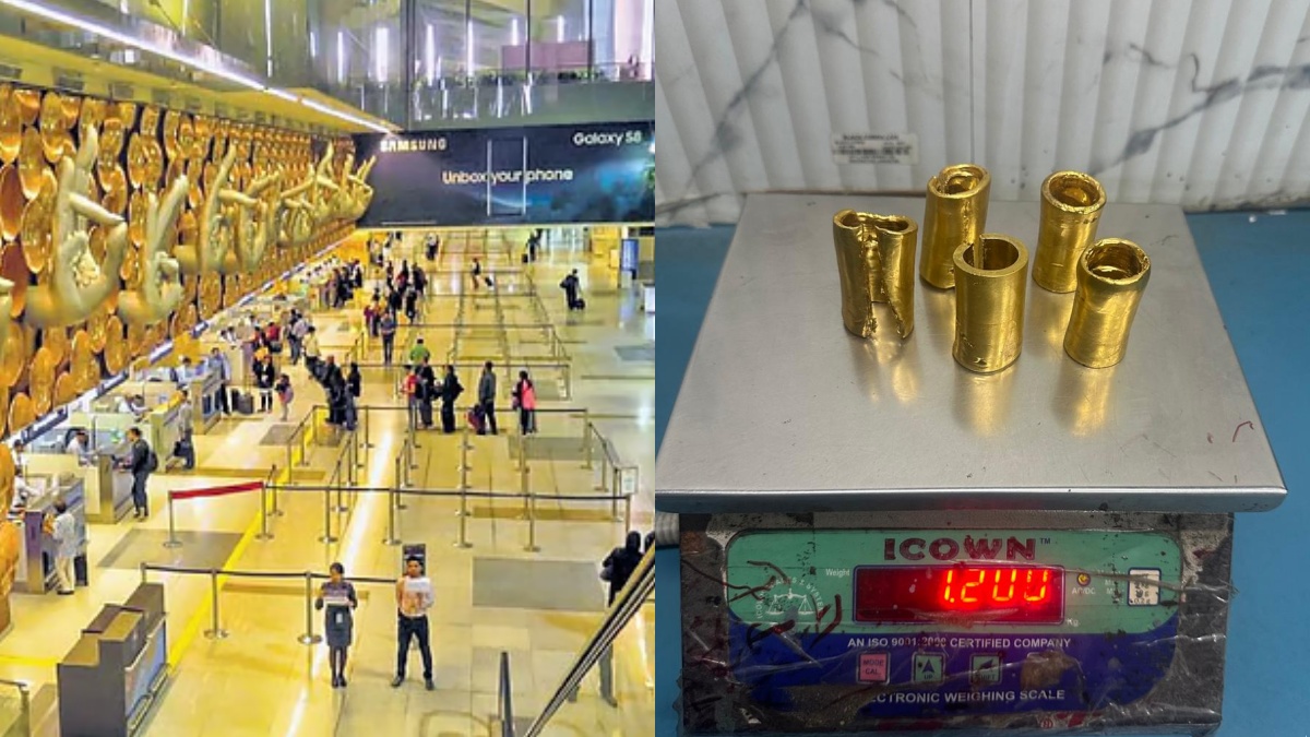 IGI एयरपोर्ट पर कस्टम की बड़ी कार्रवाई, मशीन के पार्ट्स में छिपाया 1200 ग्राम सोना जब्त
