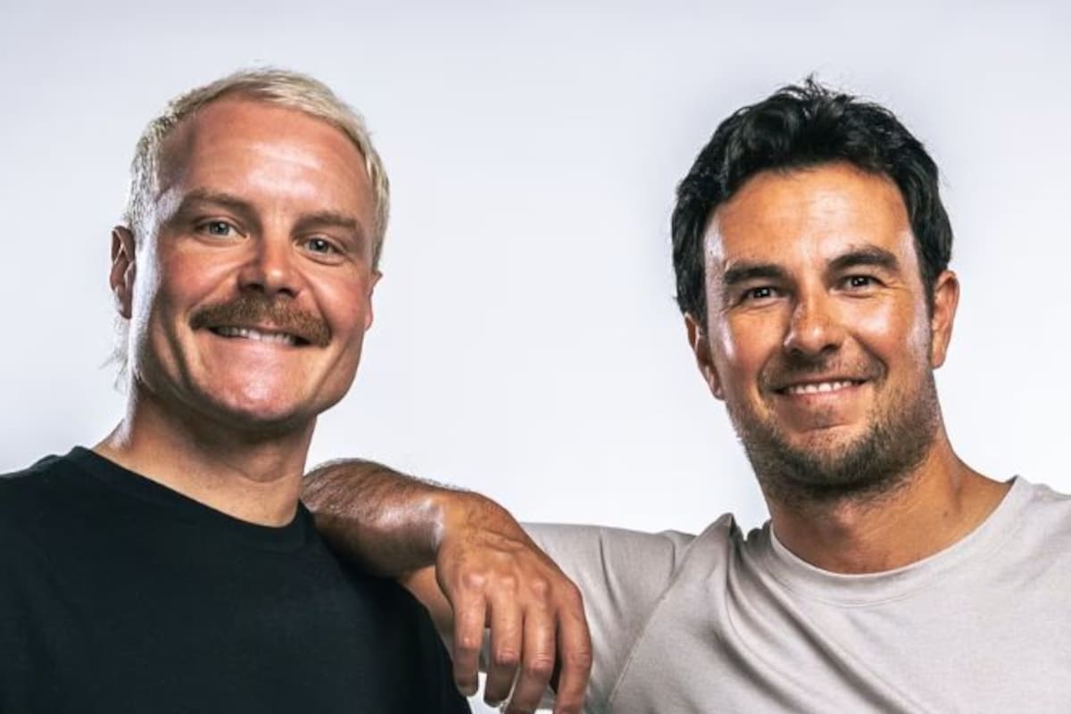 Sergio Perez (right) with co-driver Valtteri Bottas (left) Sergio Perez (right) with co-driver Valtteri Bottas (left)