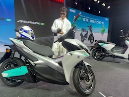 Yamaha Aerox E Unveiled In India, Offers 106 Km Range