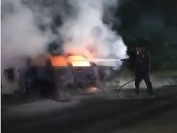 Newborn, Doctor Among 4 Killed As Ambulance Catches Fire In Gujarat