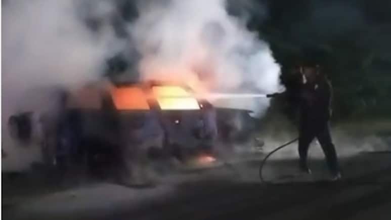 Newborn, Doctor Among 4 Killed As Ambulance Catches Fire In Gujarat