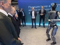 Watch: Robot Dances For Putin Days After Another Russian Robot Stumbled