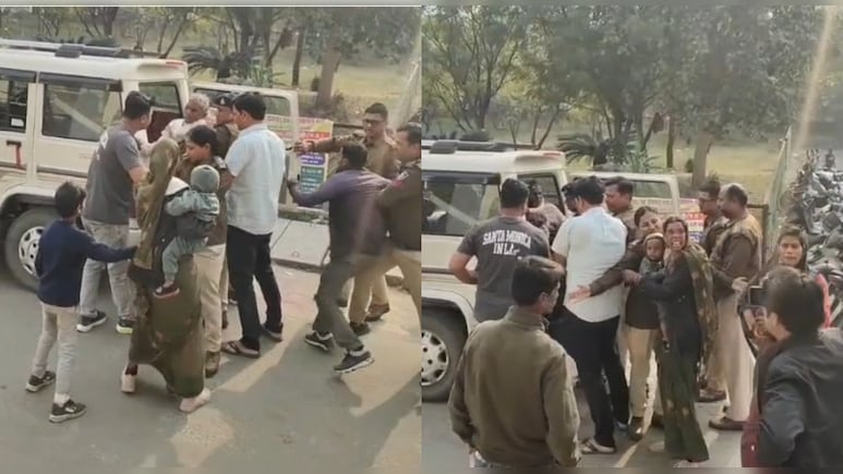 Video: Family Seeking Justice Dragged Away By Cops In Madhya Pradesh