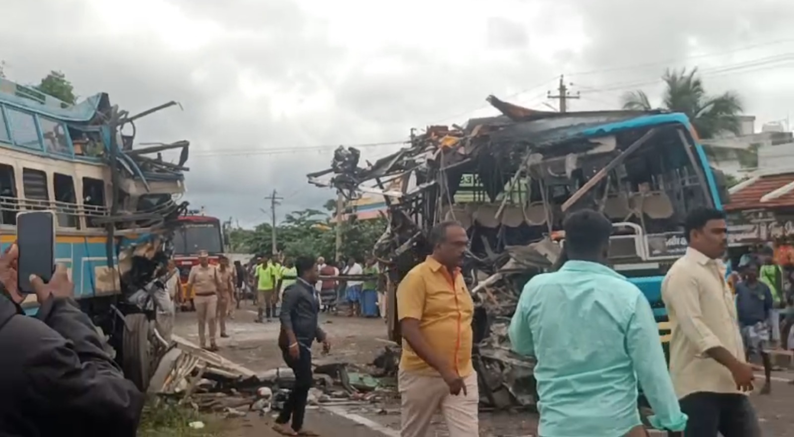6 Killed, 28 Injured After Buses Collide Head-On In Tamil Nadu's Tenkasi