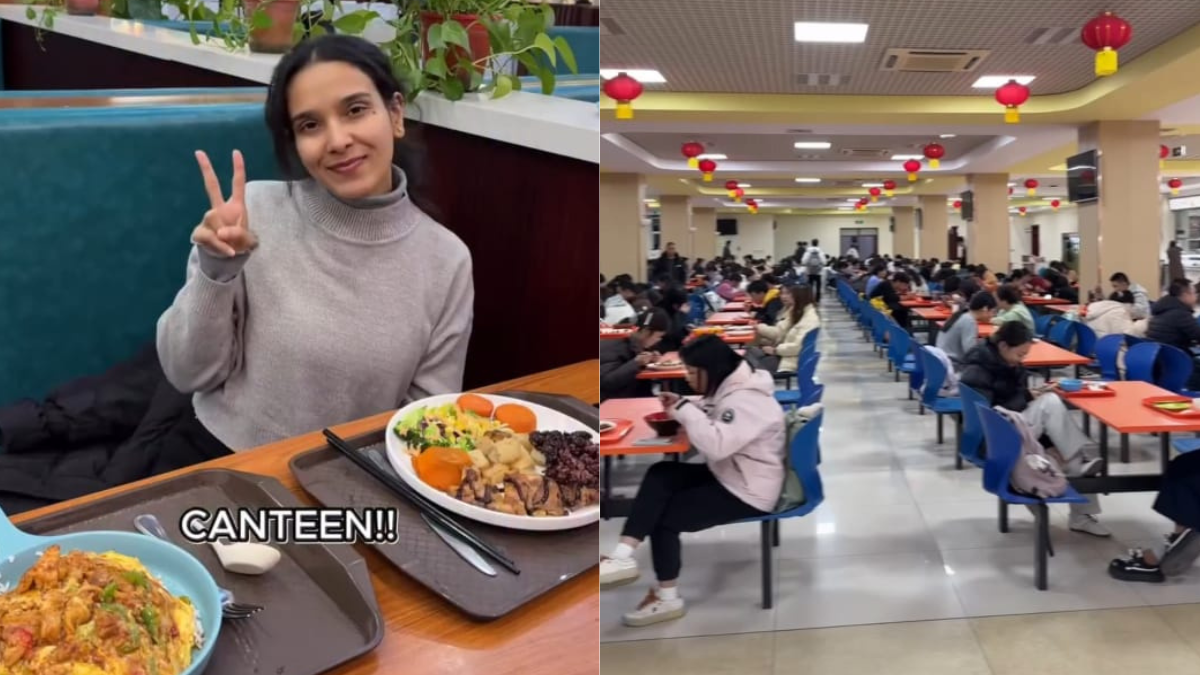 Watch: Indian Student At Chinese University Shows Off Canteen With Three Floors, Lots Of Affordable Meals