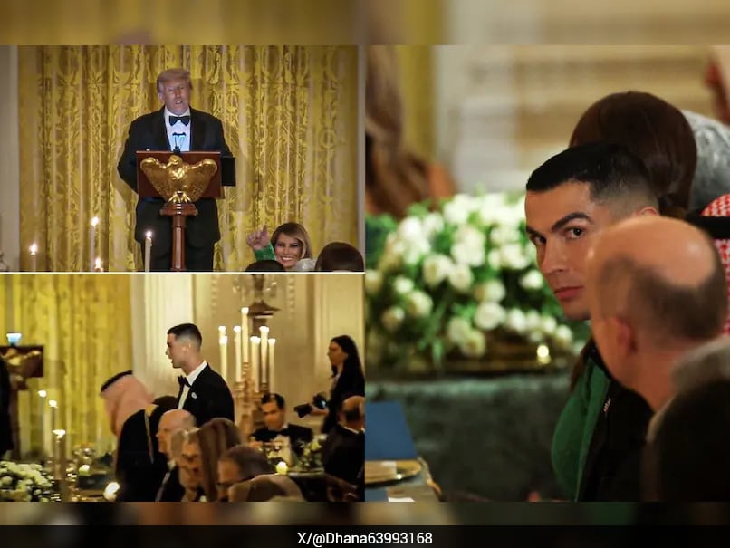 Cristiano Ronaldo Joins Saudi Crown Prince, Meets Donald Trump At White House Dinner