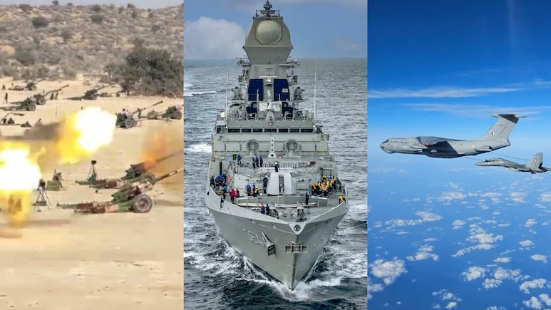 पाकिस्तान को कितना चुभेगा 'त्रिशूल'? ऑपरेशन सिंदूर के बाद पहली बार तीनों सेनाओं का संयुक्त युद्धाभ्यास