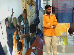 हरदोई में 50 रुपए के विवाद में पेट्रोल पंप पर सेल्समैन की पिटाई, CCTV वीडियो वायरल