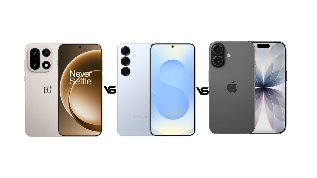 OnePlus 15 vs iPhone 17 vs Samsung Galaxy S25 5G: जानें कौन सा फोन है बेस्ट