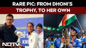 Rare Pic: Dhoni Once Gave Her A Trophy, Now Jemimah Lifts World Cup For India