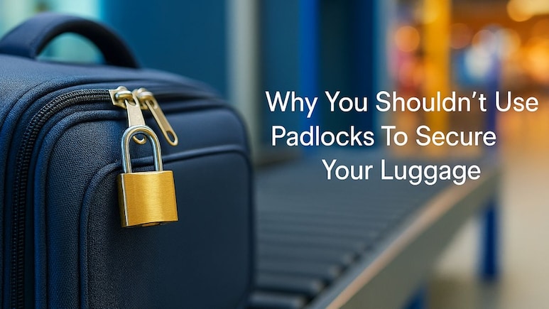 Why You Should Not Put A Padlock On Your Bag While Travelling By Air
