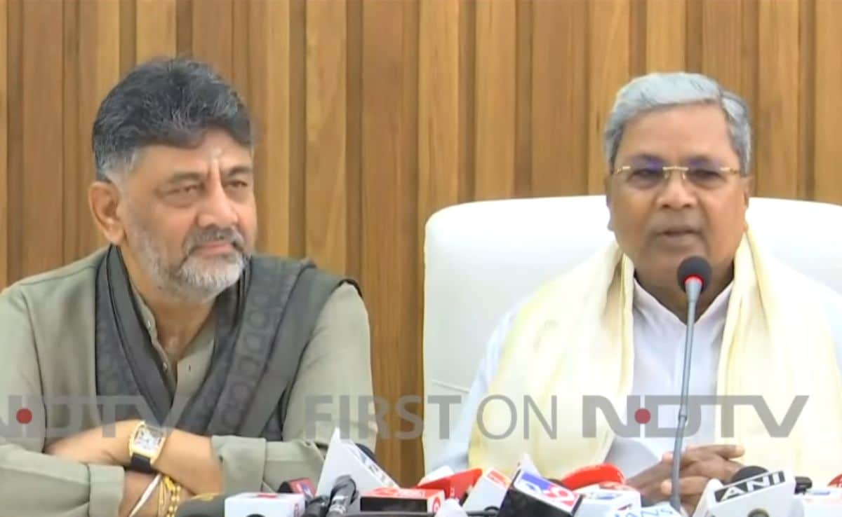 "No Differences, No Confusion": Siddaramaiah-DK Shivakumar's Unity Show