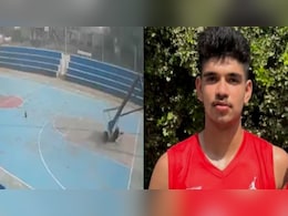 रोहतक में दर्दनाक मौत, खेलते-खेलते खिलाड़ी पर गिरा बास्केटबॉल पोल, CCTV फुटेज आई सामने