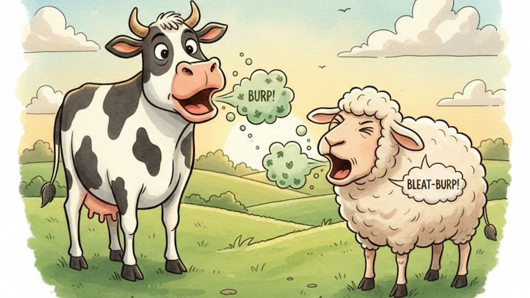 गाय और भेड़ की डकार दुनिया के लिए कैसे है खतरनाक, इस देश ने तो लगा दिया टैक्स