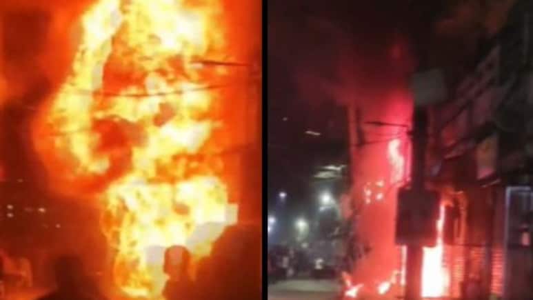 गुरुग्राम में एक के बाद एक फटने लगे सिलेंडर... दूर तक आसमान में दिखी आग, जानिए हुआ क्या
