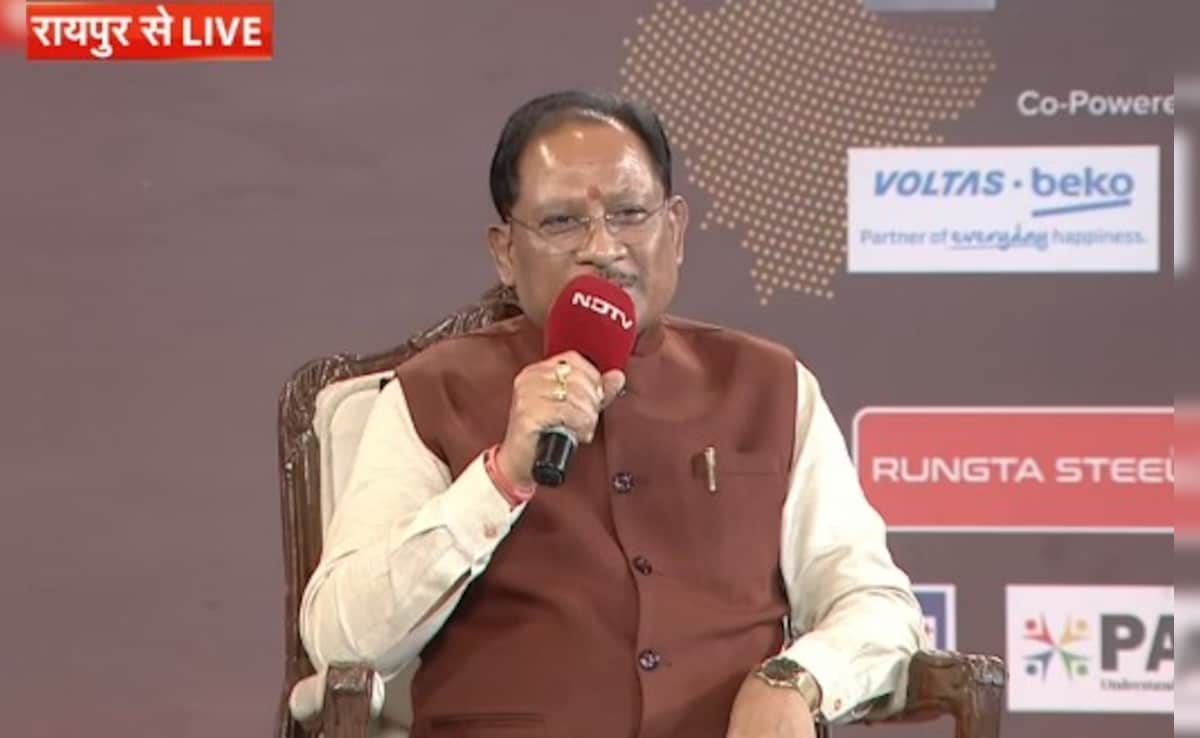 भूखे मरते थे लोग, राज्य के बनने का साक्षी बना....NDTV कॉन्क्लेव में CM विष्णुदेव साय ने क्या-क्या बताया