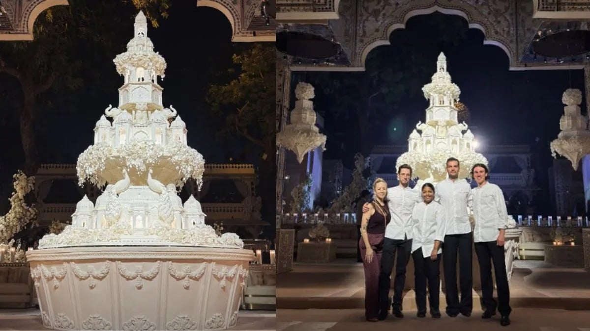 The Wedding Cake For The Million Dollar Udaipur Wedding Is Beyond Extraordinary - See Pics