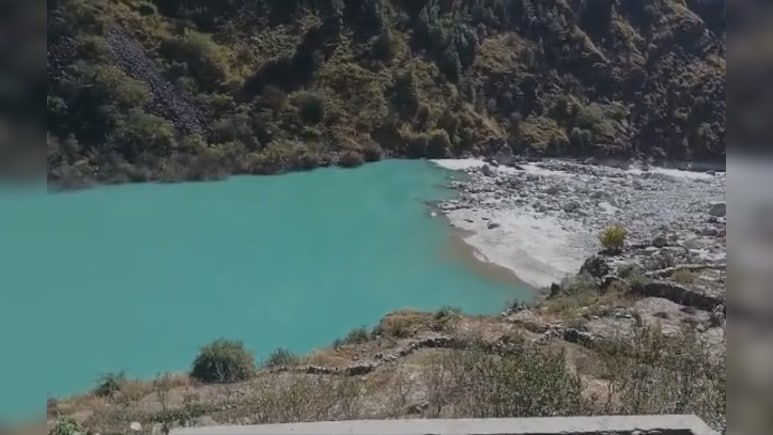 जोशीमठ के धोली गंगा पर झील बनने की सूचना पर हड़कंप, मौके पर भेजी गई जिला प्रशासन की टीम