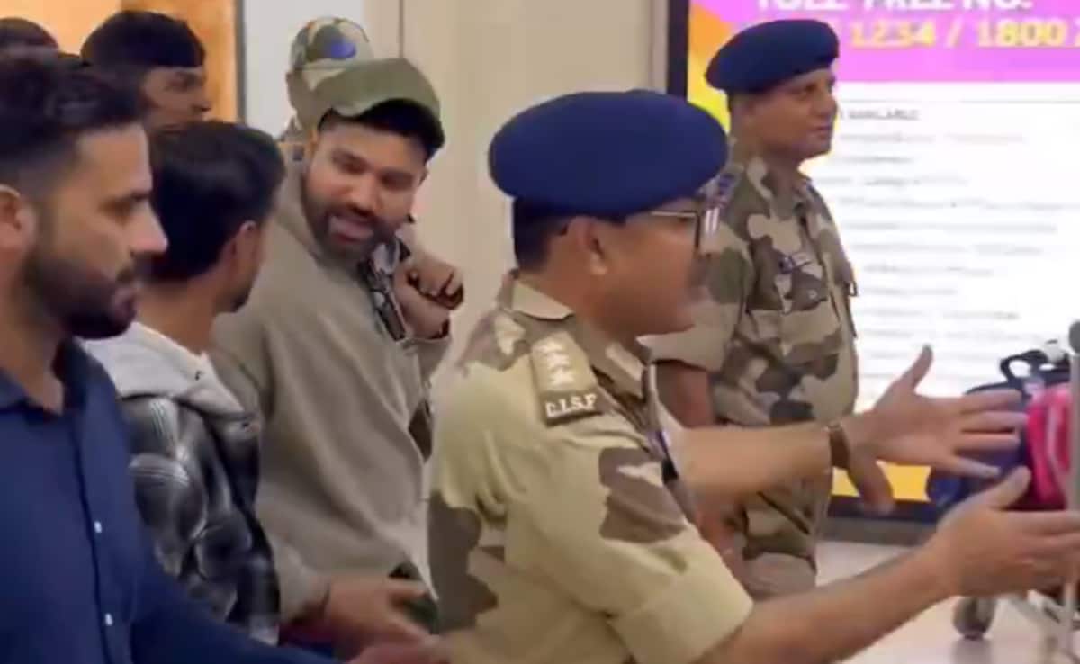"Ye Toh Hamara Dost Hai" - Rohit Sharma's Banter With Security Staff Goes Viral. Watch