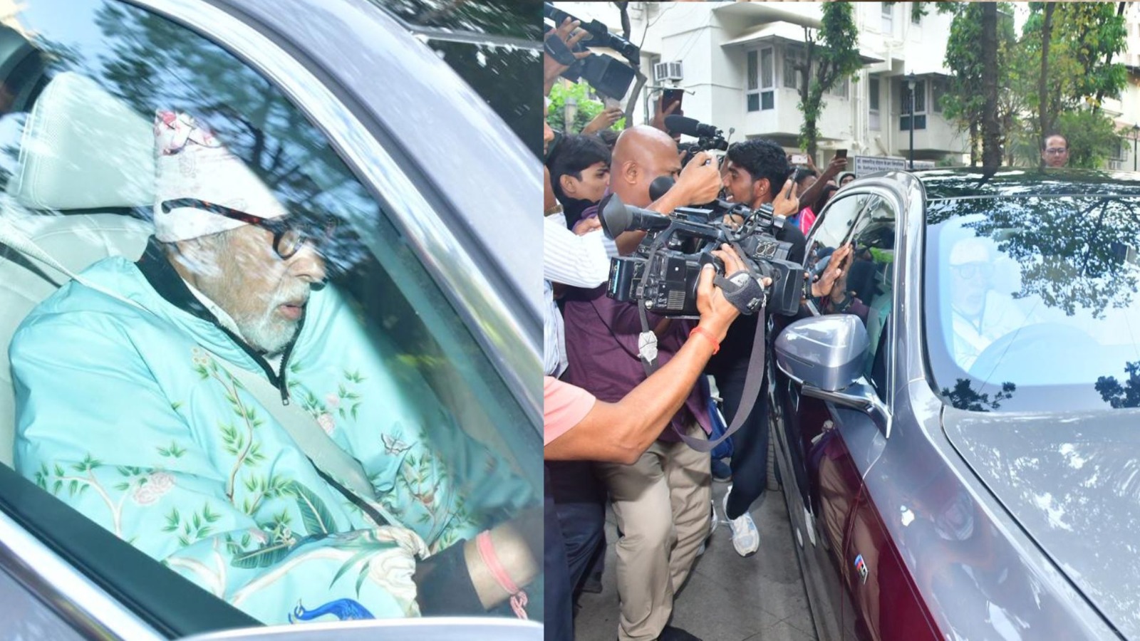 Viral Video: Amitabh Bachchan Mobbed by Paparazzi While Taking His BMW For A Spin
