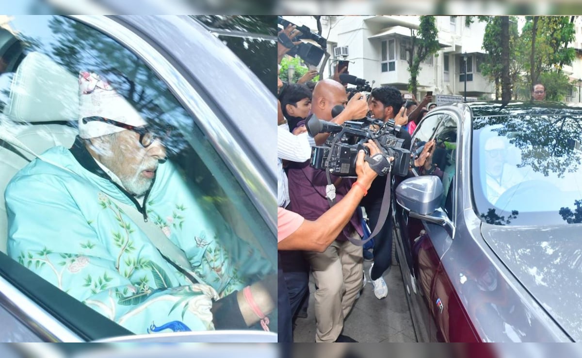 Viral Video: Amitabh Bachchan Mobbed by Paparazzi While Taking His BMW For A Spin
