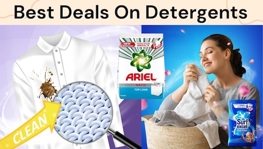 Best Deals On Detergents: हर दाग की होगी छुट्टी और हर वॉश में मिलेगी ताज़गी, घर ले आएं ये बेहतरीन डिटर्जेंट्स