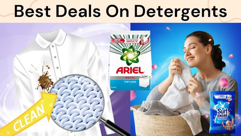Best Deals On Detergents: हर दाग की होगी छुट्टी और हर वॉश में मिलेगी ताज़गी, घर ले आएं ये बेहतरीन डिटर्जेंट्स Best Deals On Detergents: हर दाग की होगी छुट्टी और हर वॉश में मिलेगी ताज़गी, घर ले आएं ये बेहतरीन डिटर्जेंट्स