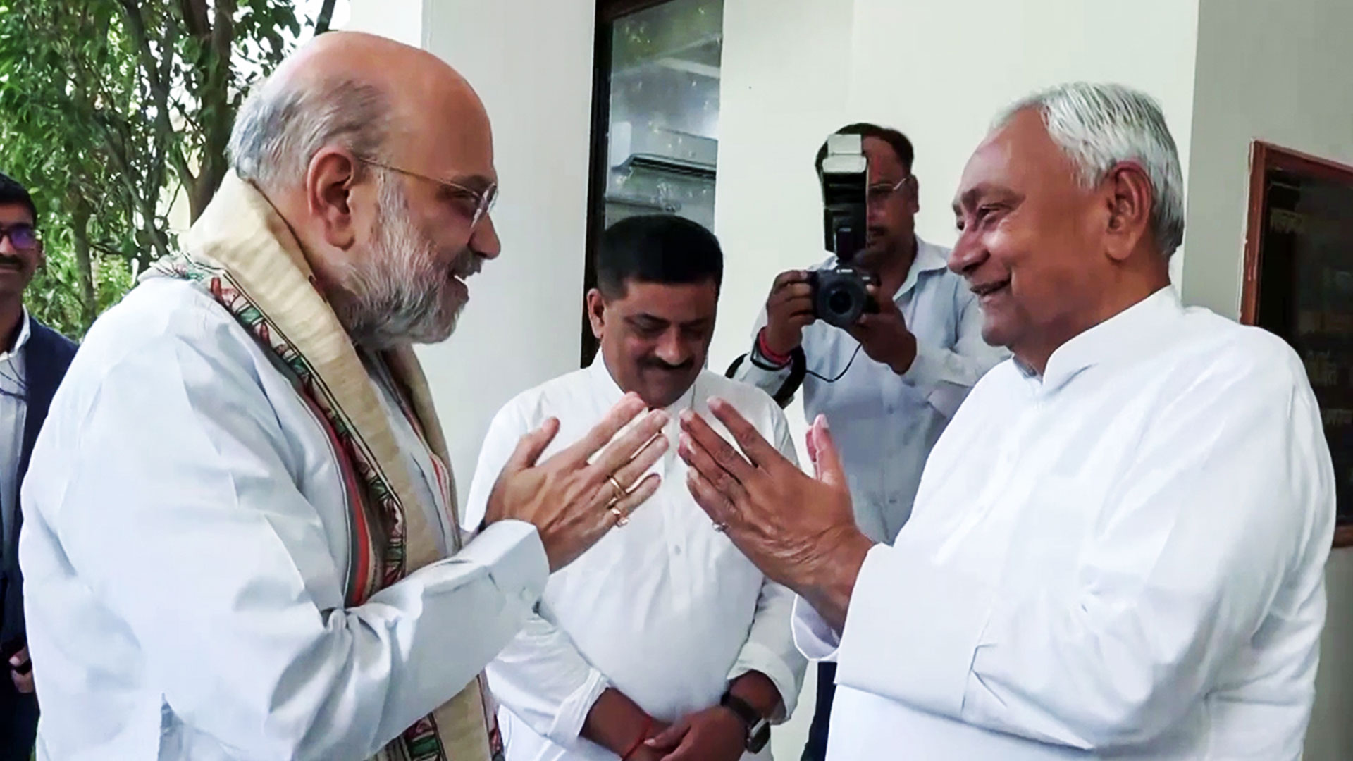Amit Shah Backs Nitish: 'NDA Contesting Under His Leadership'