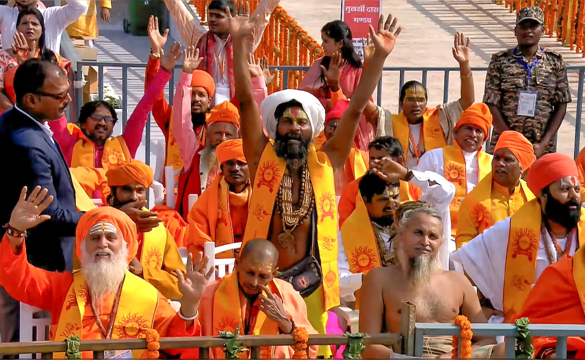 The rituals were performed by 108 Acharyas from Ayodhya, Kashi, and South India. PTI