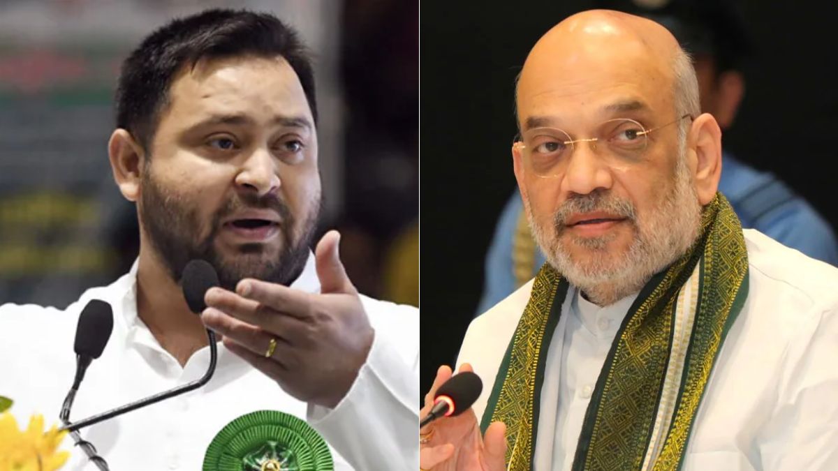 Amit Shah's "Kidnapping Portfolio" Jibe, Tejashwi Yadav's "Advani" Reminder