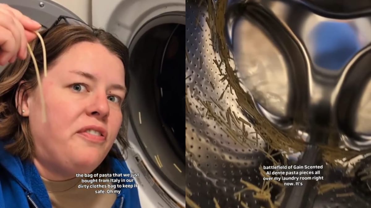 Woman Accidentally 'Cooks' Pasta In Washing Machine, And People Can't Resist Laughing