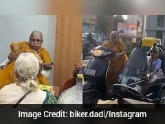 Ahmedabad's 87-Year-Old Elderly Woman And Her Sister Ride The City In Sholay Style