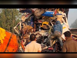 Big Accident: ट्रकों की जोरदार भिड़ंत के बाद लगी भीषण आग, दो की मौके पर मौत, NH पर लगा लंबा जाम 