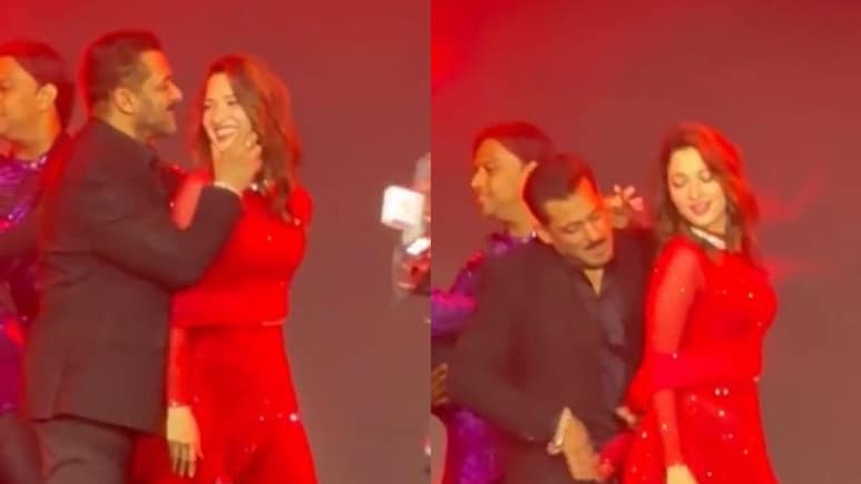 Internet Reacts To Salman Khan Romancing Tamannaah Bhatia During Dabangg Tour Performance: "Cringe Pro Max"