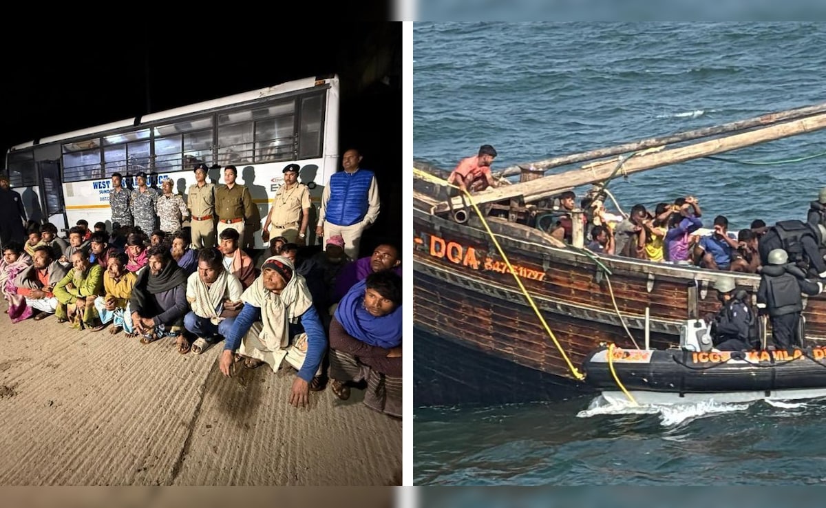 कोस्टगार्ड ने 79 बांग्लादेशी पकड़े, भारतीय जलक्षेत्र में अवैध प्रवेश पर तीन नौकाएं भी पकड़ीं