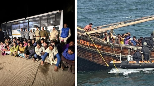 कोस्टगार्ड ने 79 बांग्लादेशी पकड़े, भारतीय जलक्षेत्र में अवैध प्रवेश पर तीन नौकाएं भी पकड़ीं